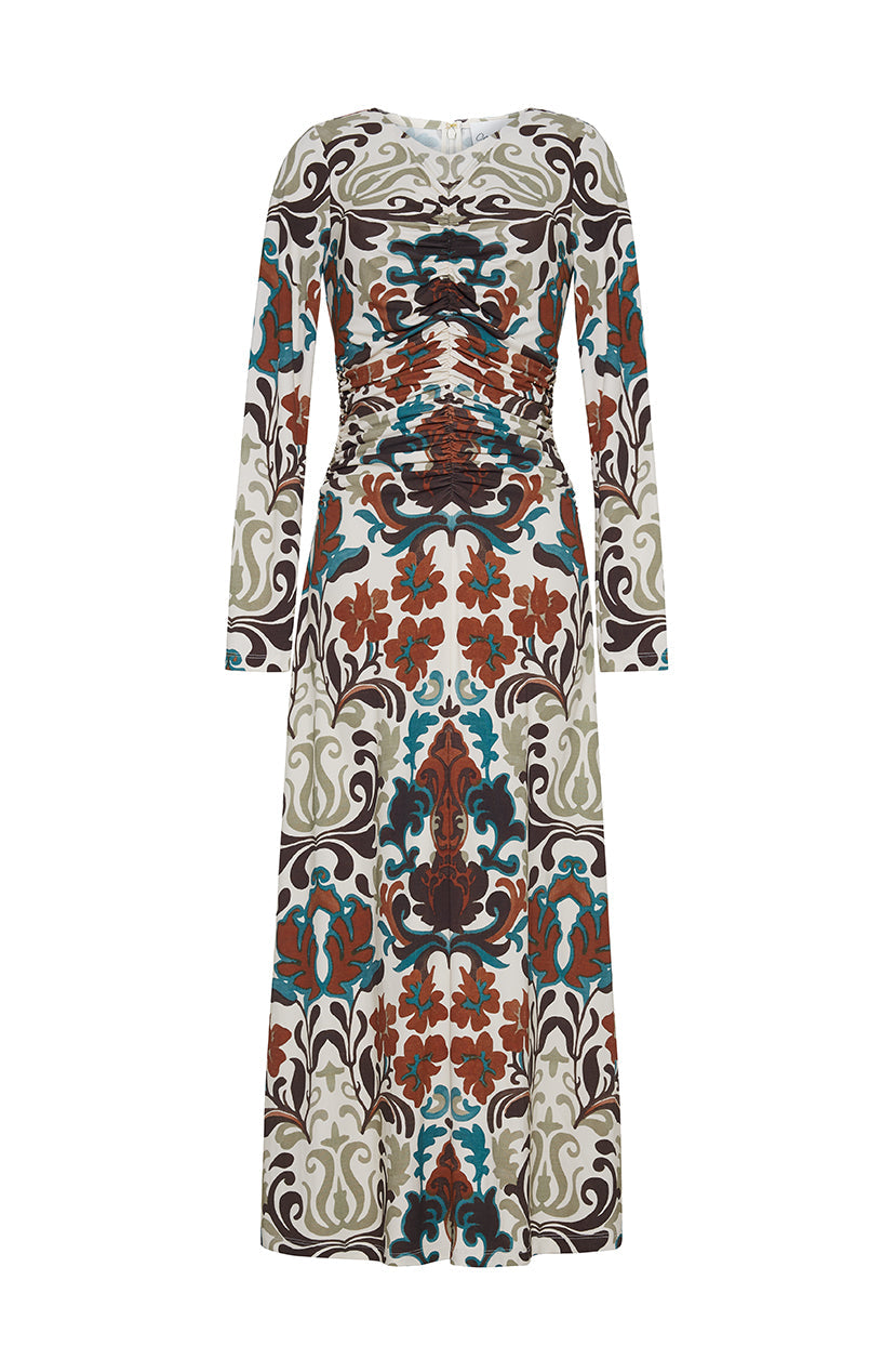 Maisy Dress in Mira Stone