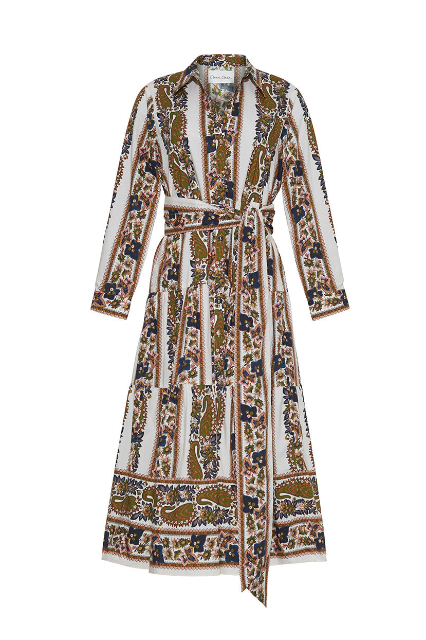 Lolita Dress in Paisley Trail Ivory
