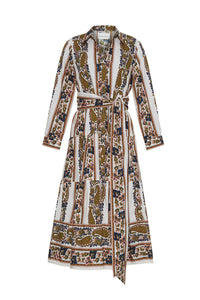 Lolita Dress in Paisley Trail Ivory