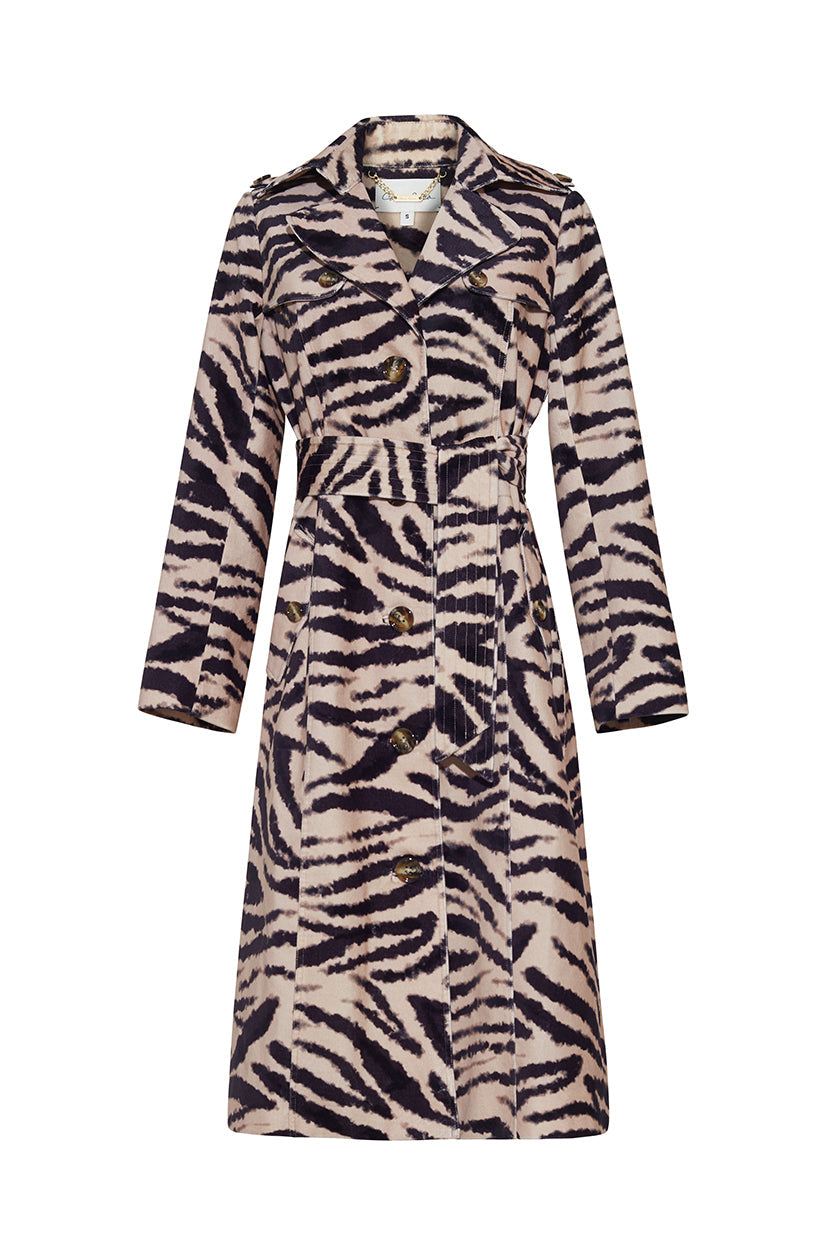 Karlie Trench in Sebra Blush