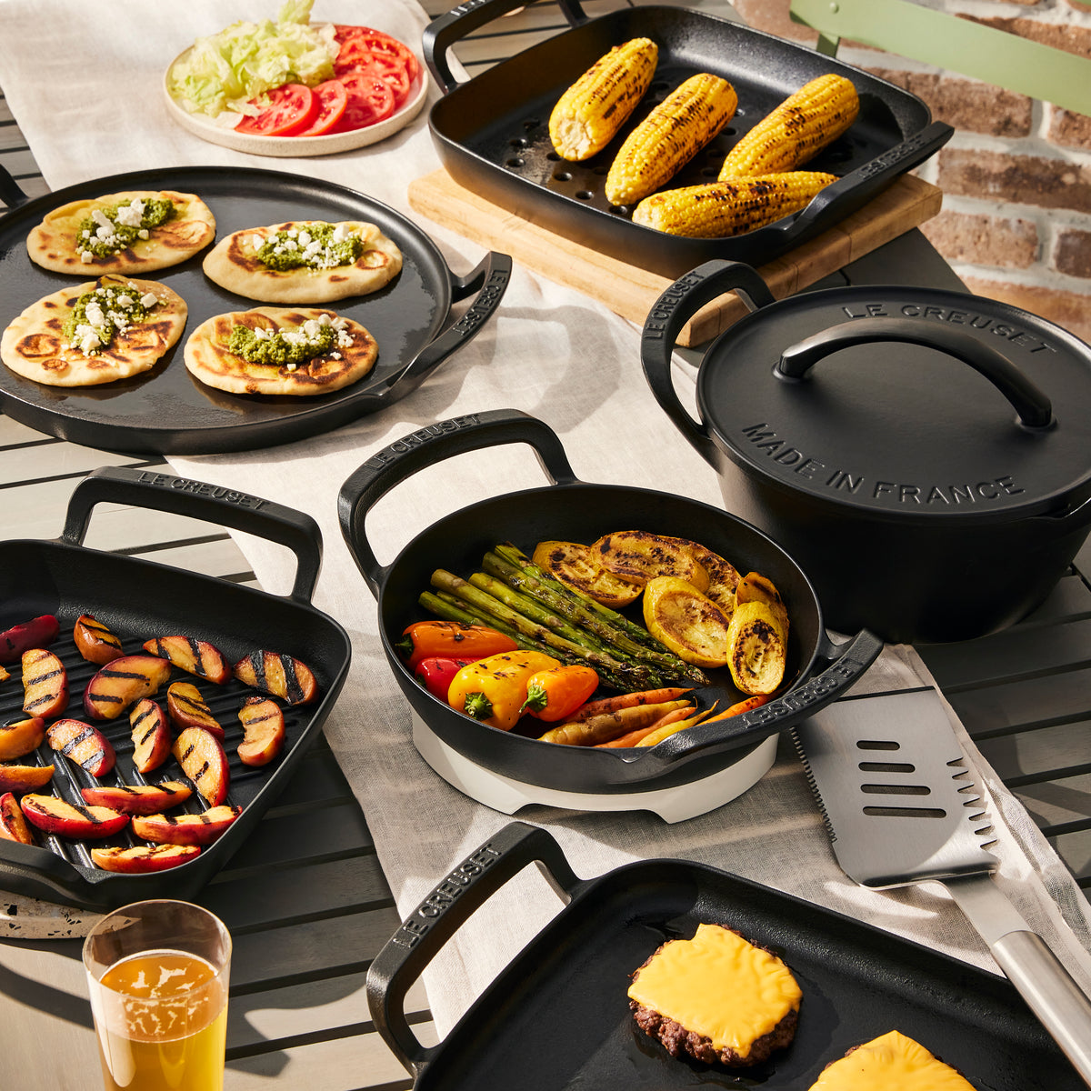 Alpine Outdoor 4.25 qt. Round Dutch Oven in Matte Black