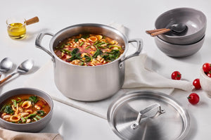 Essential Stainless Steel 13-Piece Cookware Set