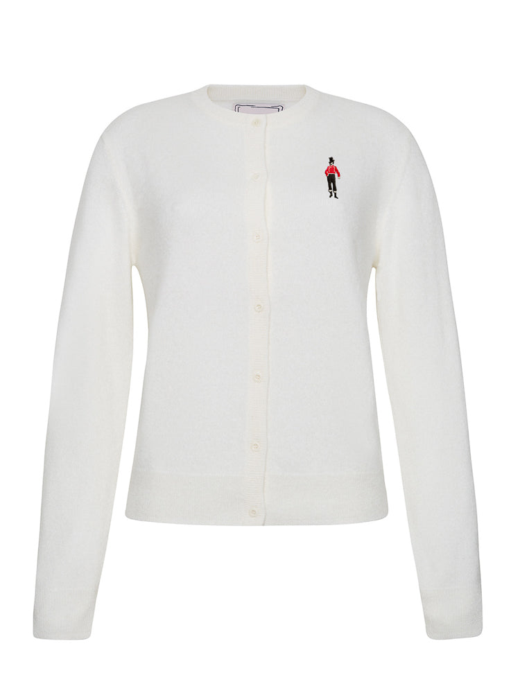 Bowery Boy Cardigan RTW LINGUA FRANCA NYC Cream XS