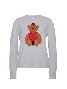 Bo Bear Cotton Crewneck RTW LINGUA FRANCA NYC