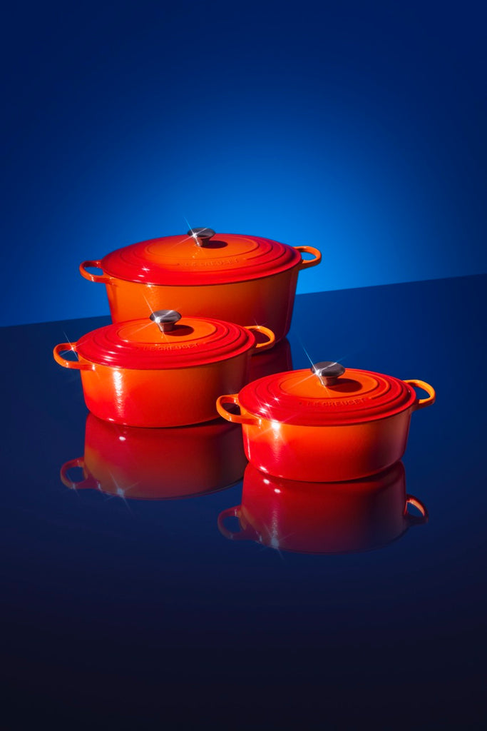 Signature Oval Dutch Oven in Flame 15.5 qt.