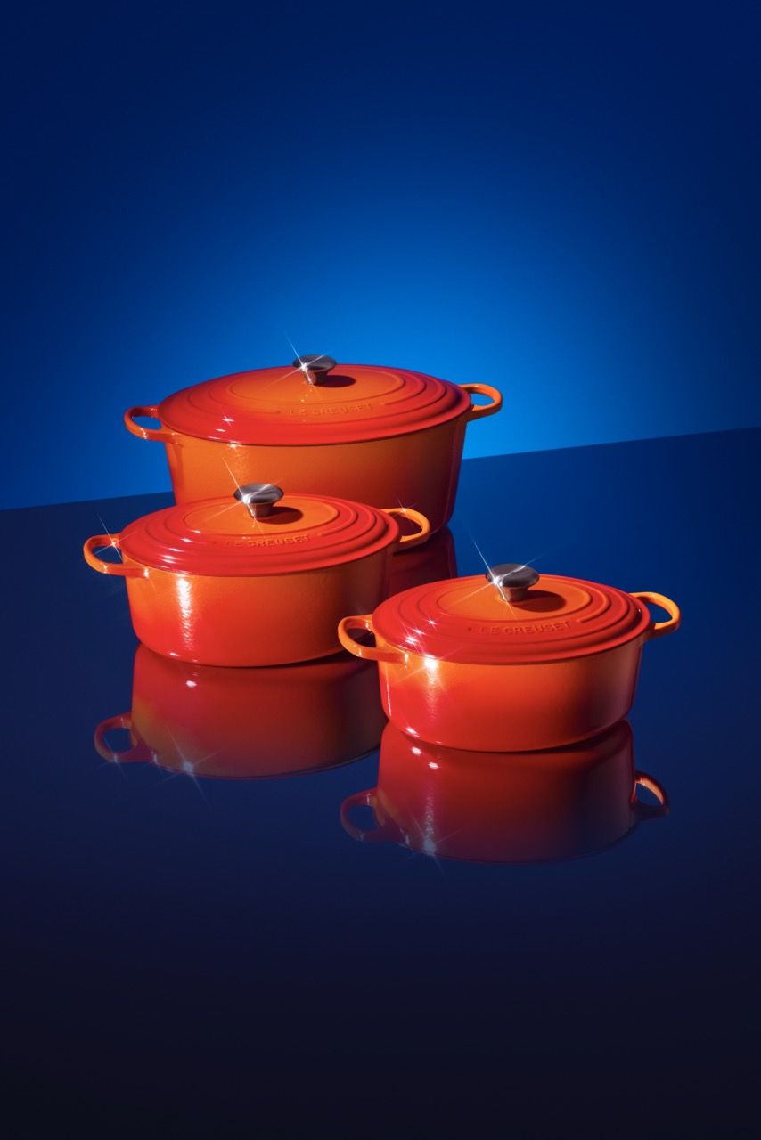 Signature Oval Dutch Oven in Flame 15.5 qt.