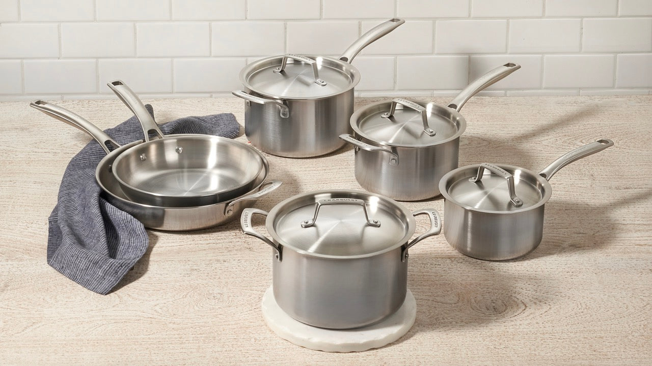 Essential Stainless Steel Frying Pan, 10 in.