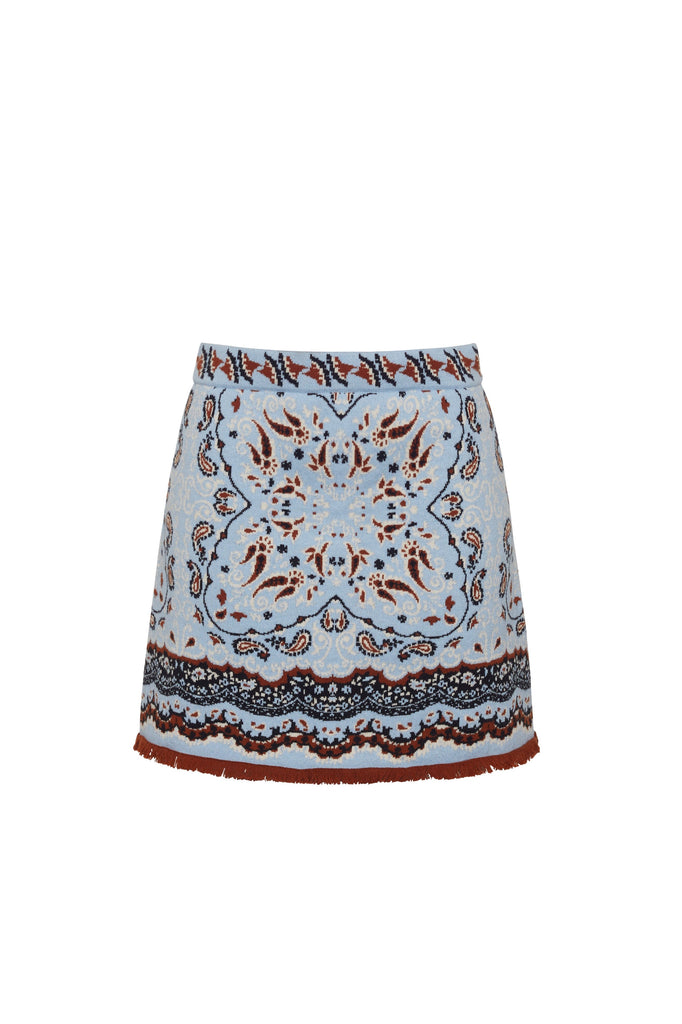 Lindy Skirt in Paisley Scarf