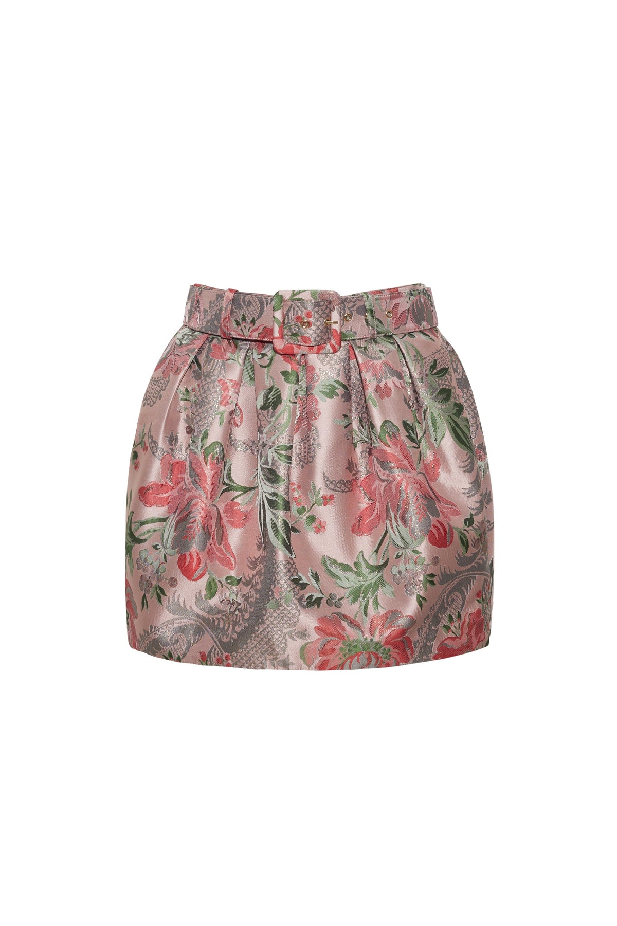 Taryn Skirt in Jacqaurd Pink Flower