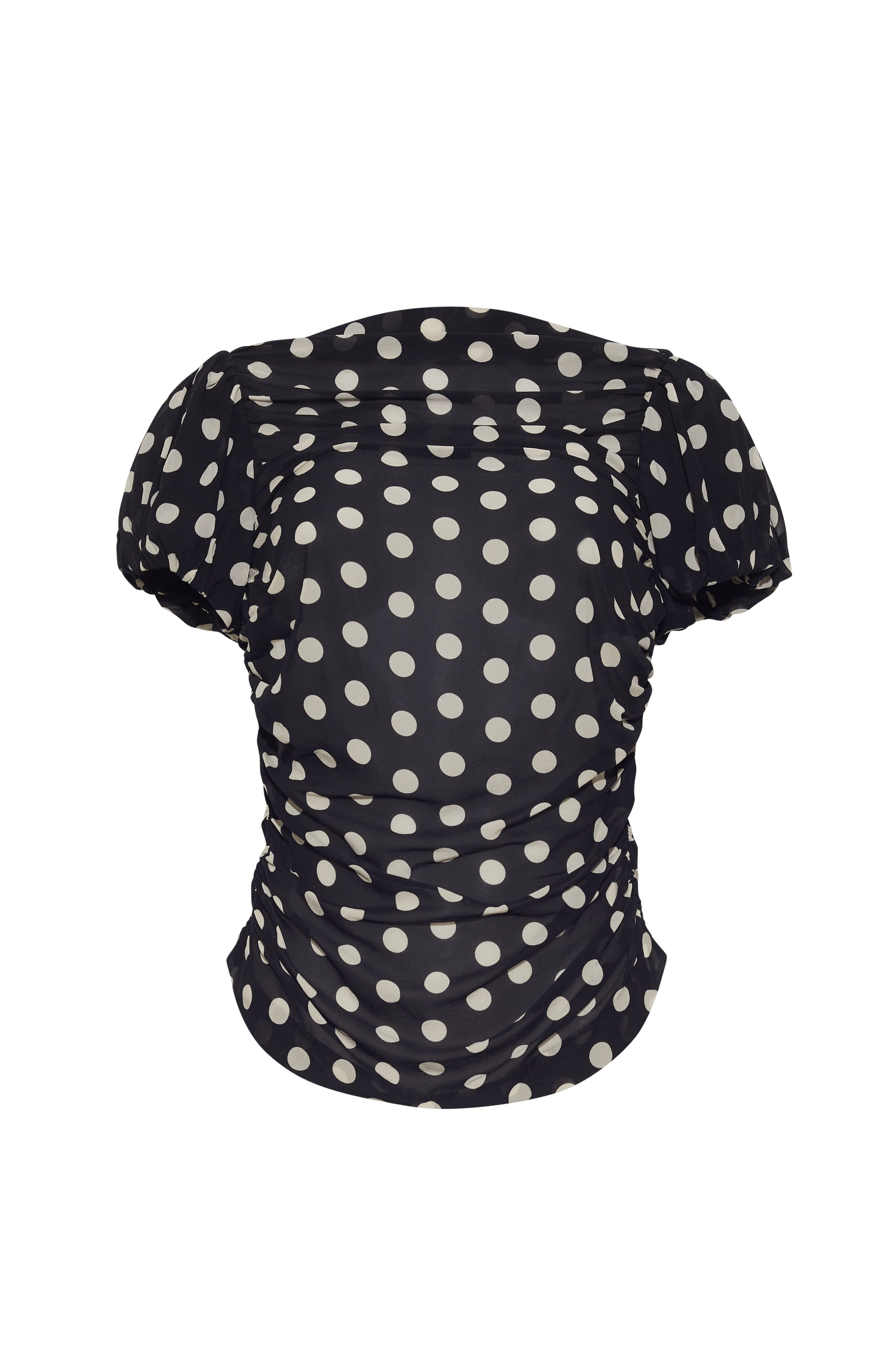 Melissa Top in Joelle Dot Black