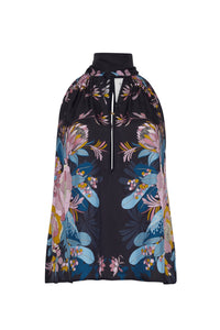 Sundance Halter in Lush Bouquet Black