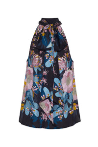 Sundance Halter in Lush Bouquet Black