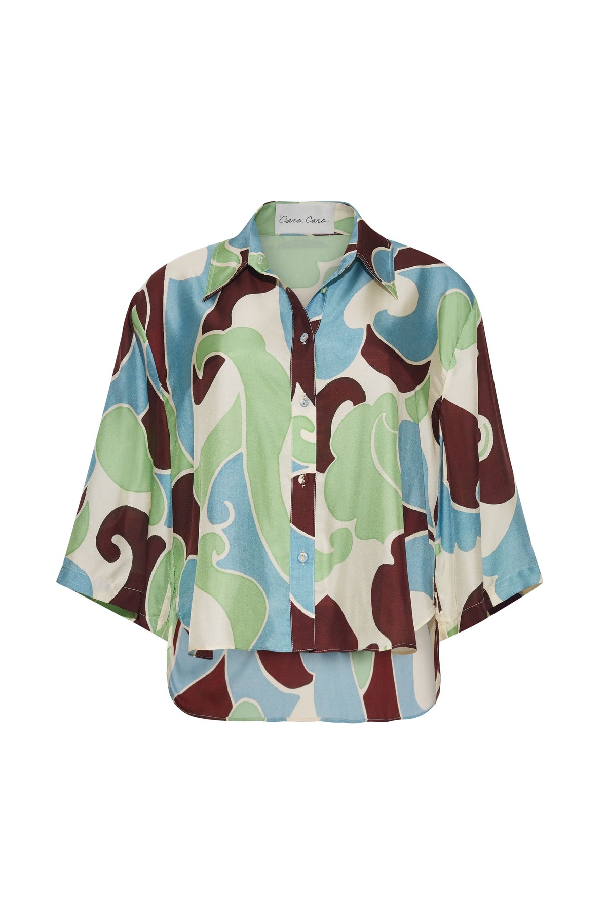Calvia Shirt in Petal Wave Mint