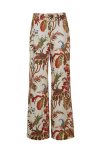 Mayflower Pants in Fauna Floral Ivory