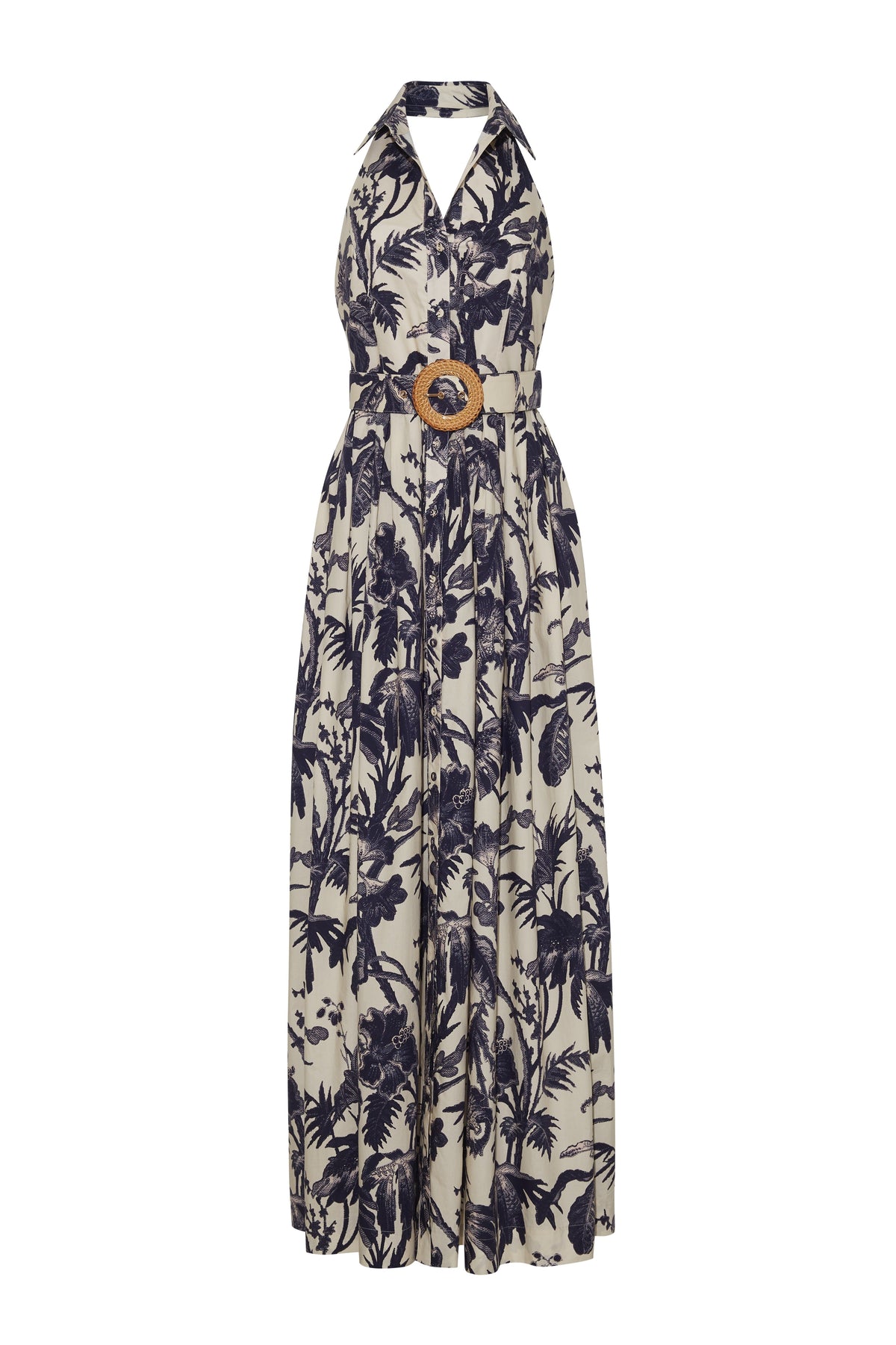 Quentin Dress in Fauna Floral Navy