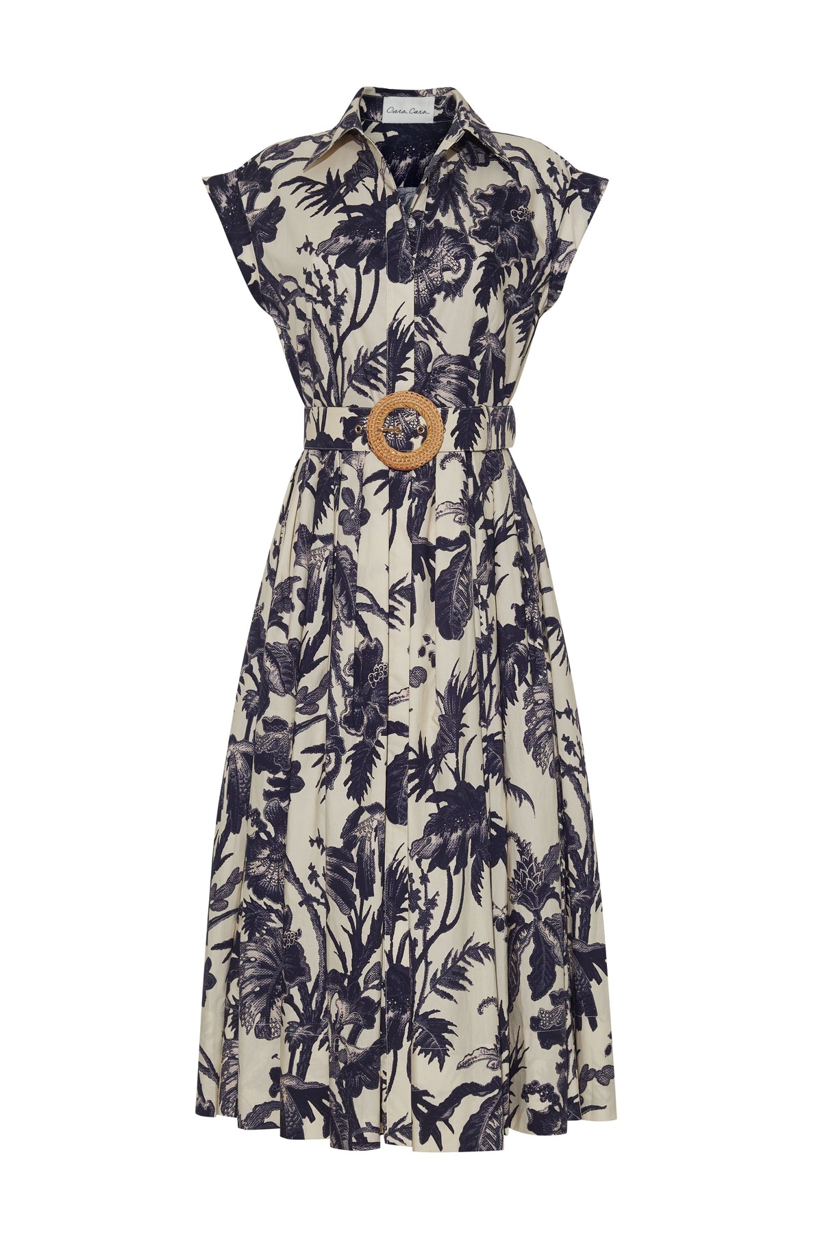 Octavia Dress in Fauna Floral Navy