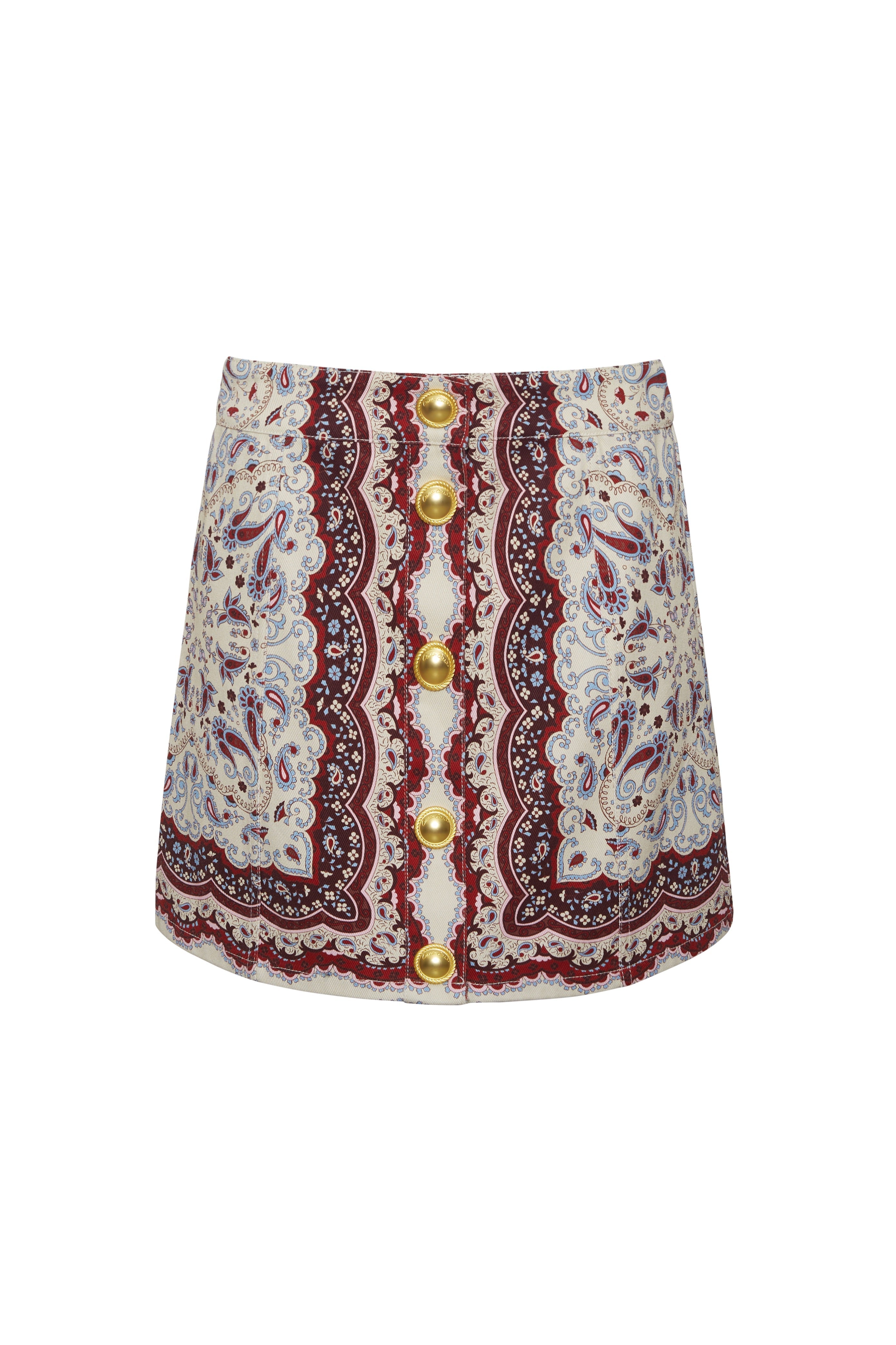 Evergreen Mini in Paisley Scarf Ivory
