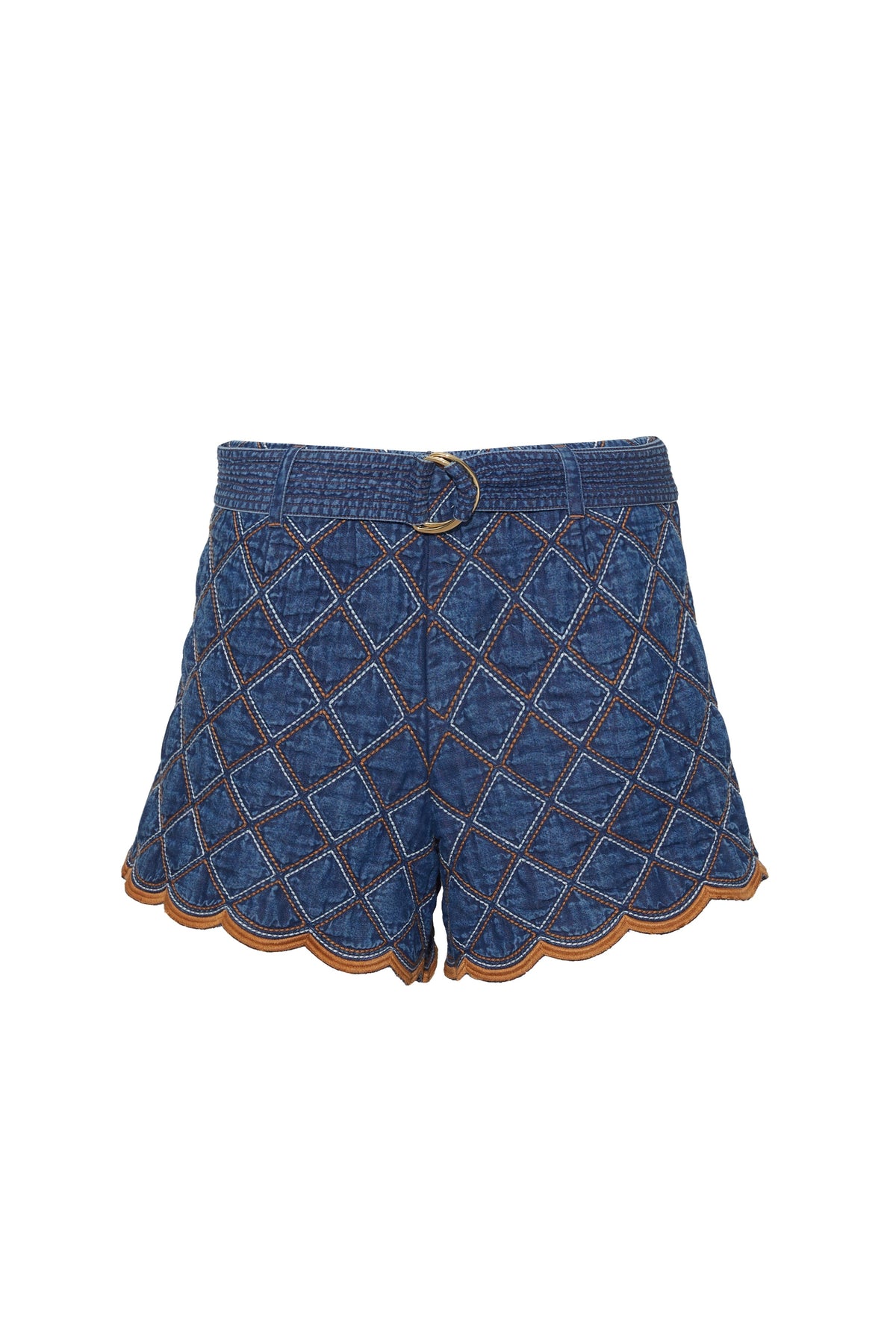 Violet Shorts in Quilted Denim