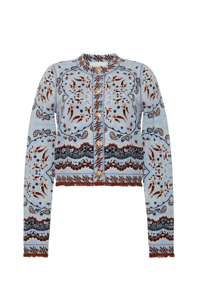 Livi Jacket in Paisley Scarf