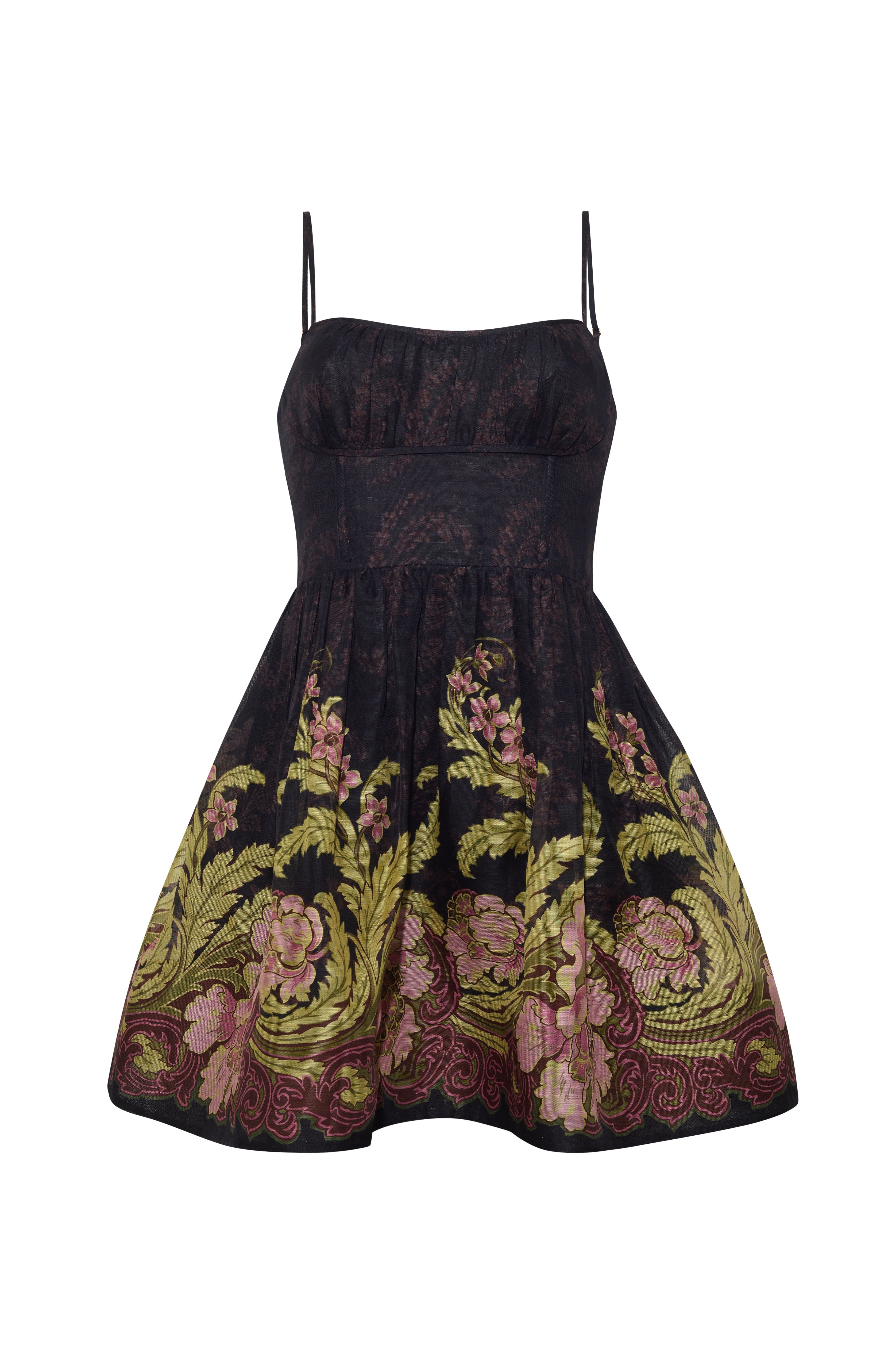 Alba Mini Dress in Nouveau Black