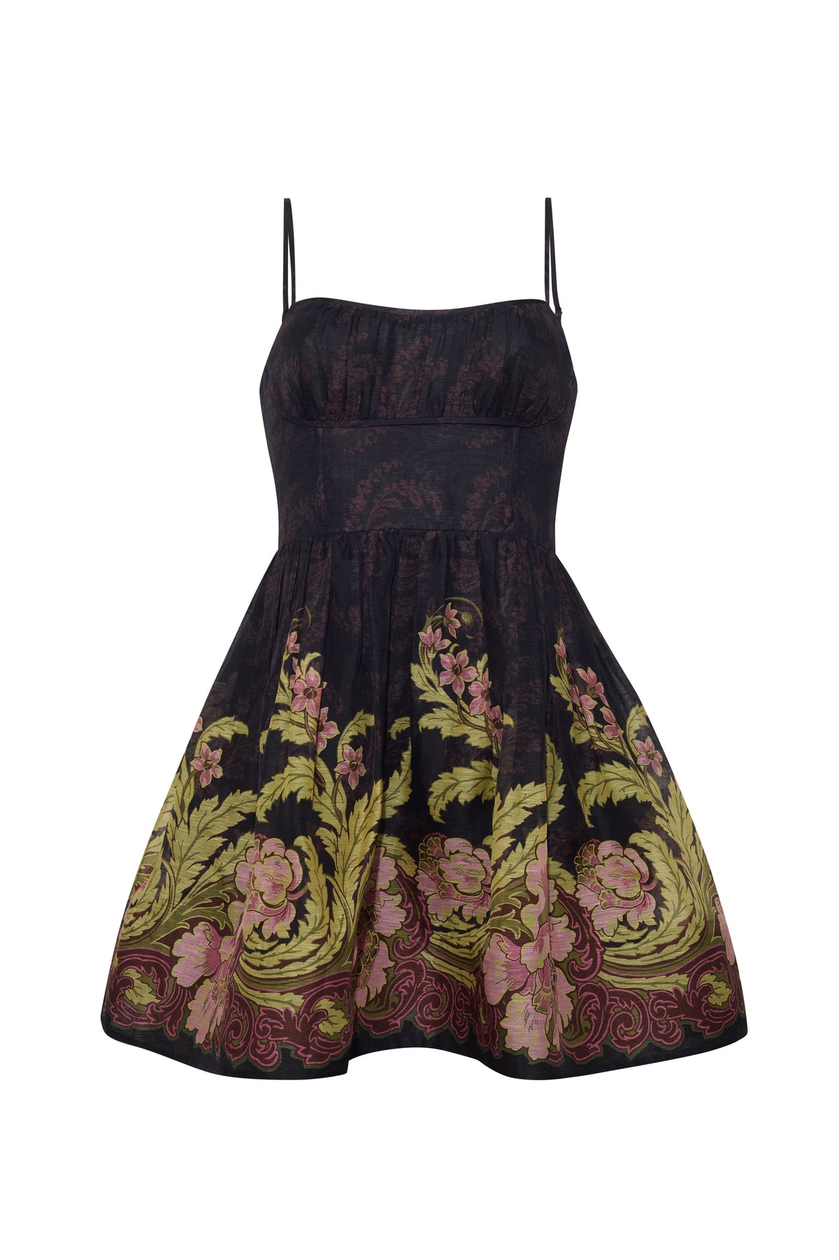 Alba Mini Dress in Nouveau Black