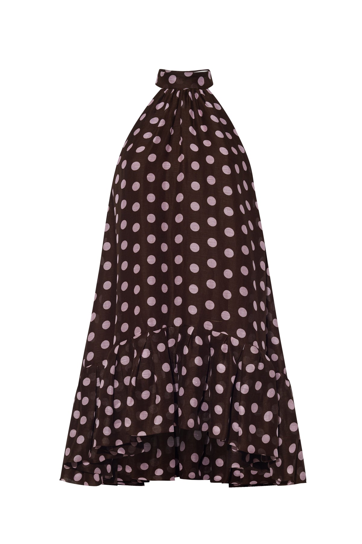 Arca Mini Dress in Joelle Dot Brown