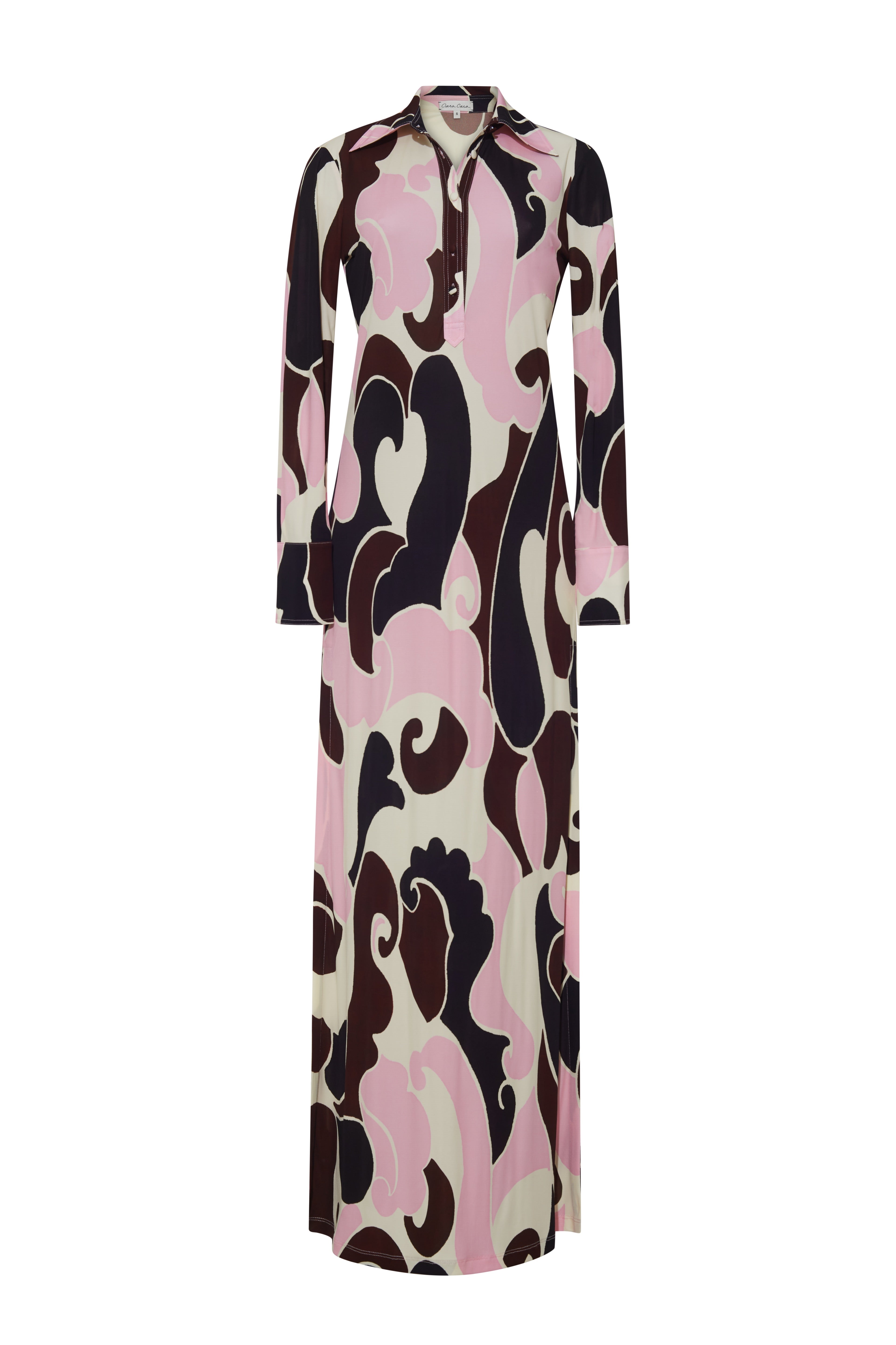 Clarence Dress in Petal Wave Blush