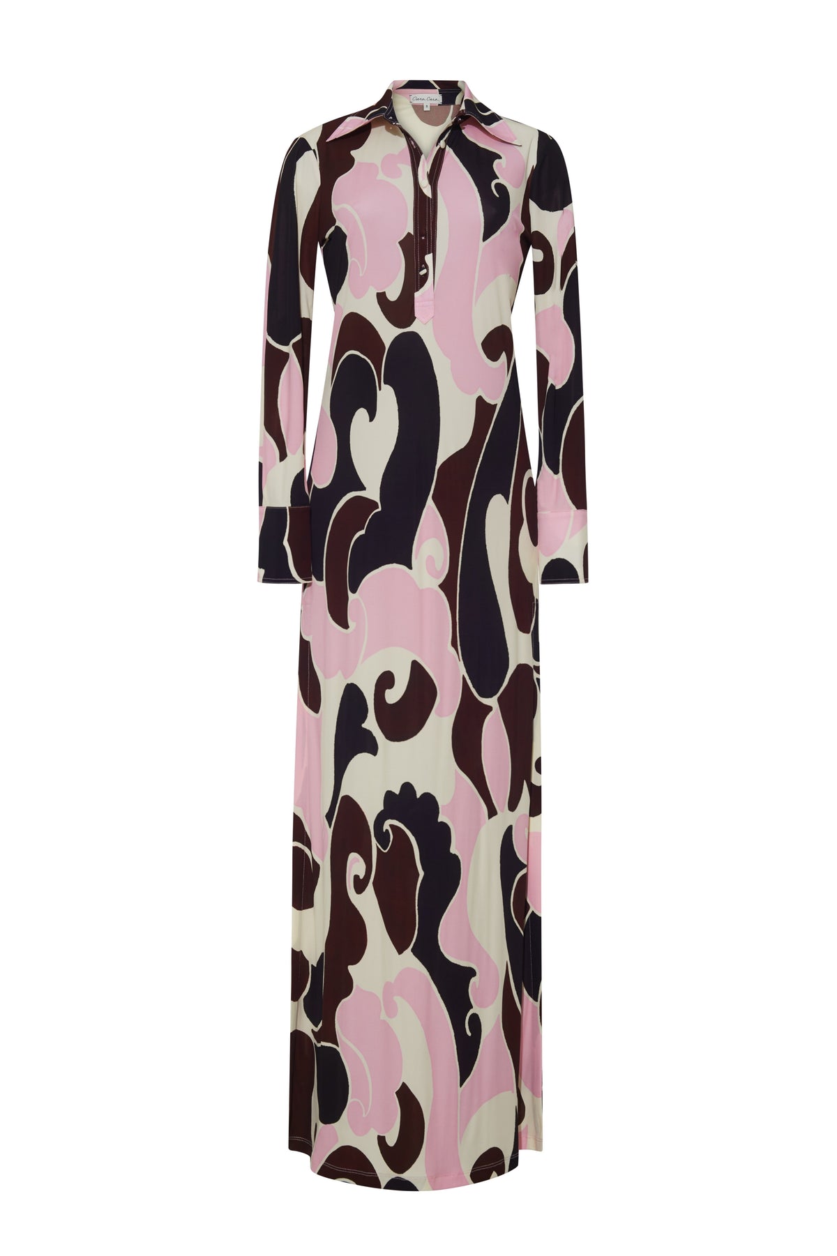 Clarence Dress in Petal Wave Blush