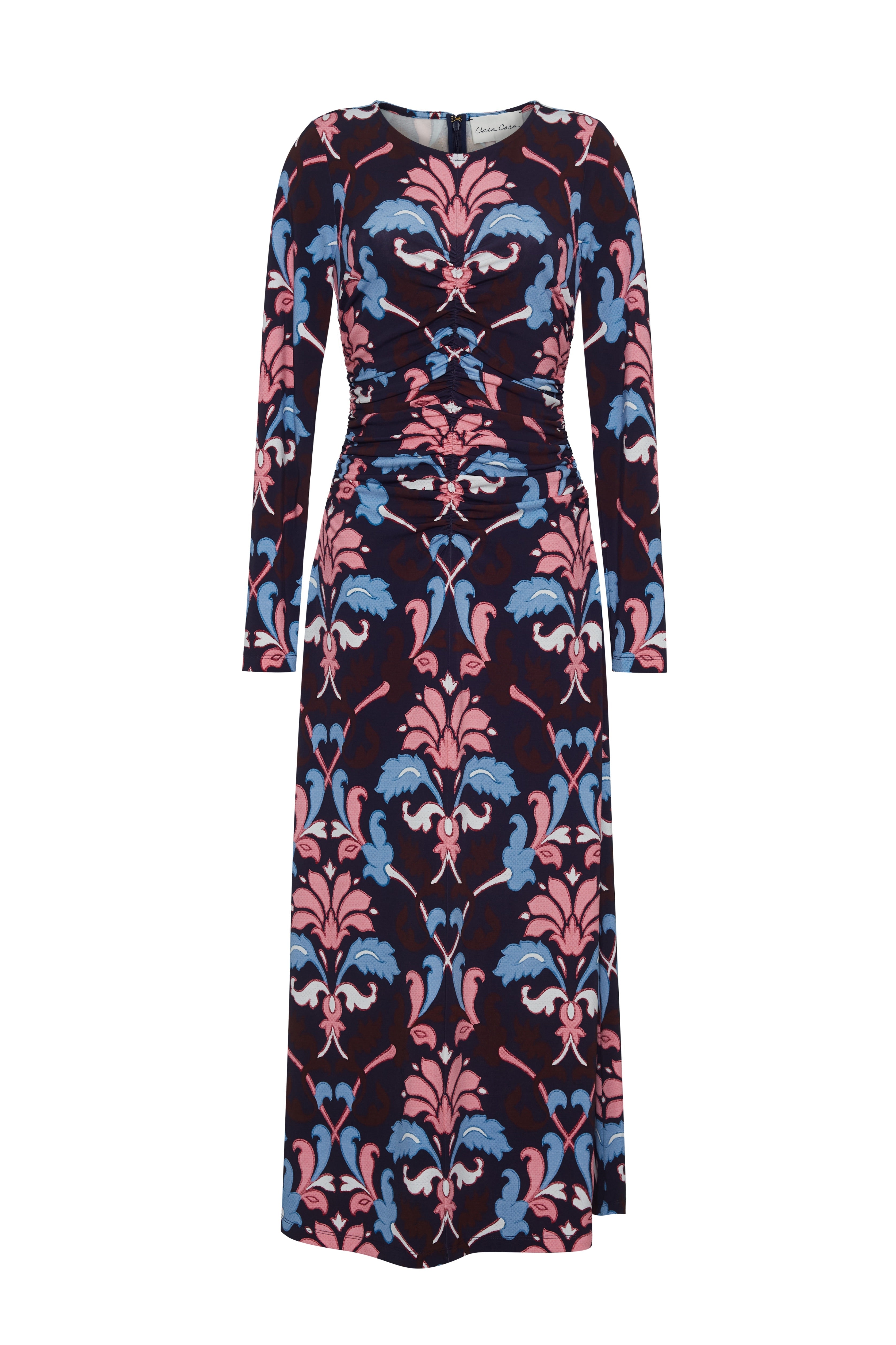 Maisy Dress in Fleur Crest Navy