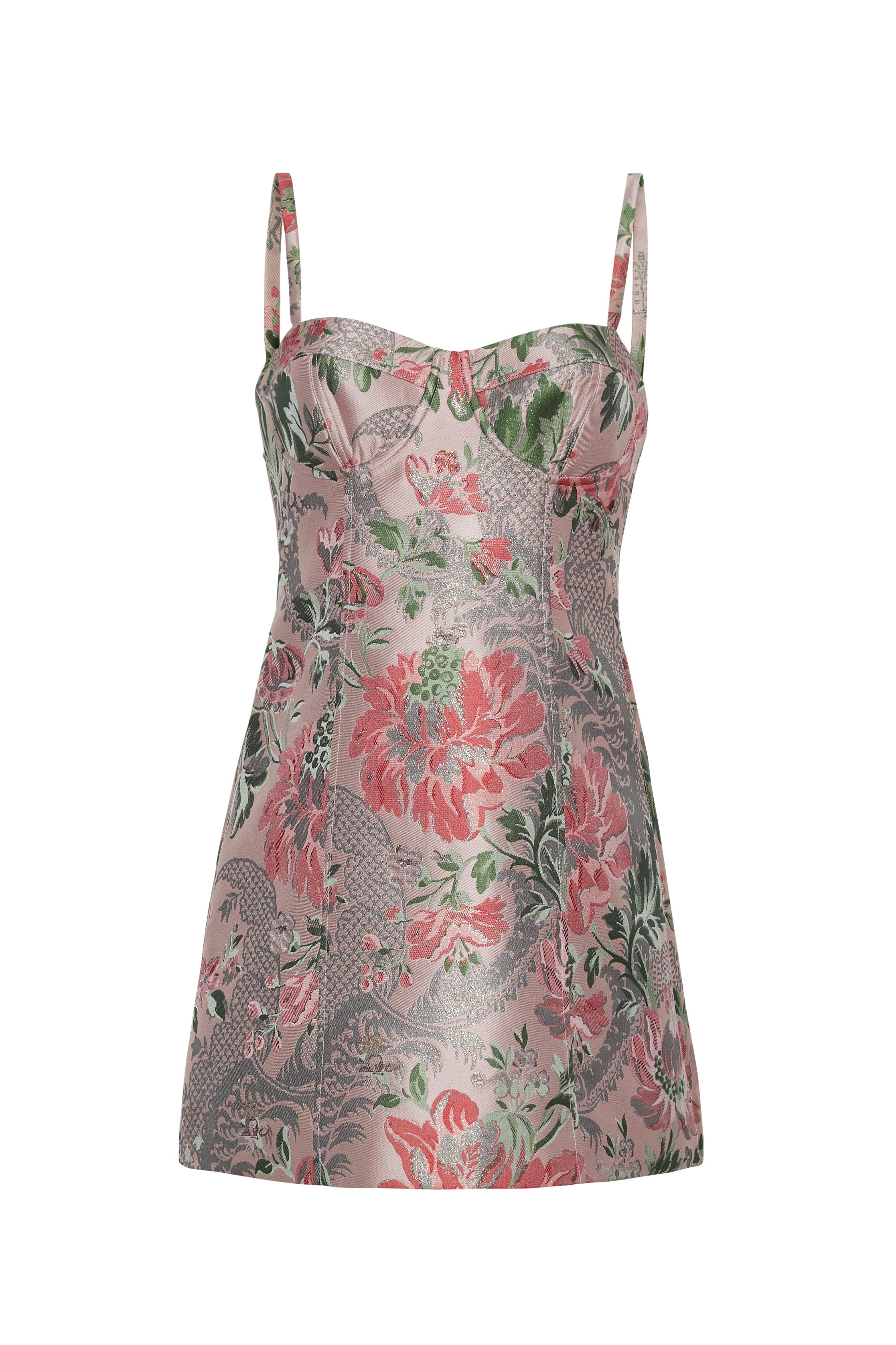 Claudine Mini in Jacqaurd Pink Flower