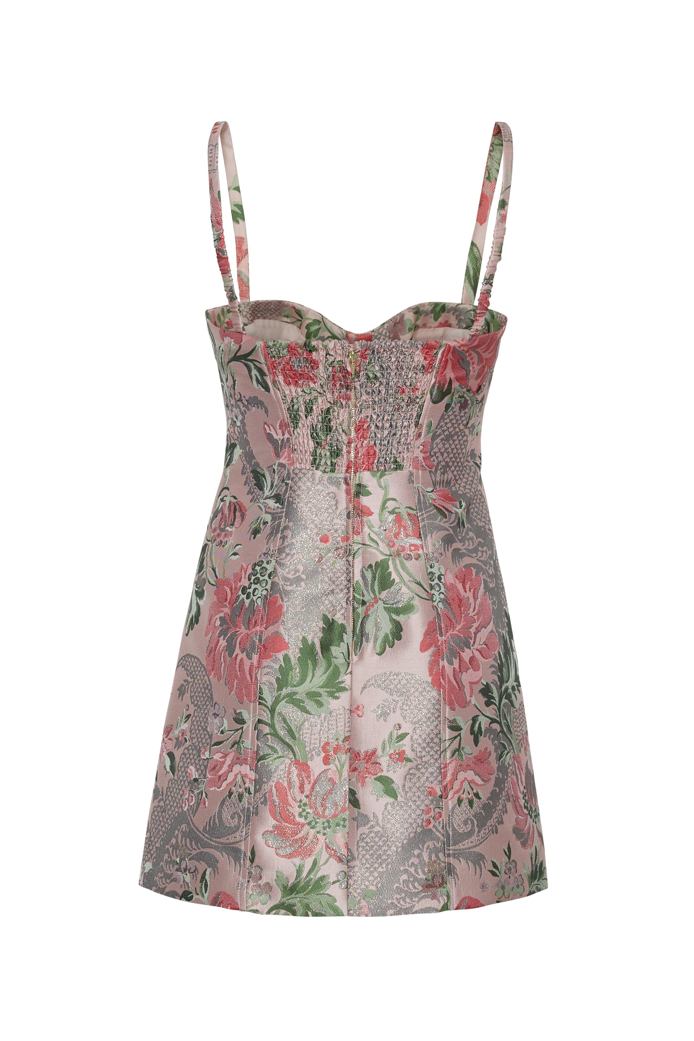 Claudine Mini in Jacqaurd Pink Flower