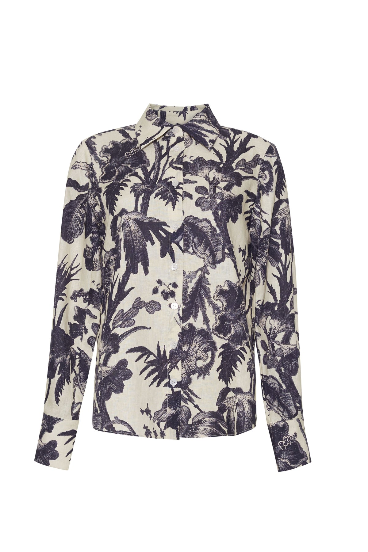 Perfect Shirt in Fauna Floral Navy