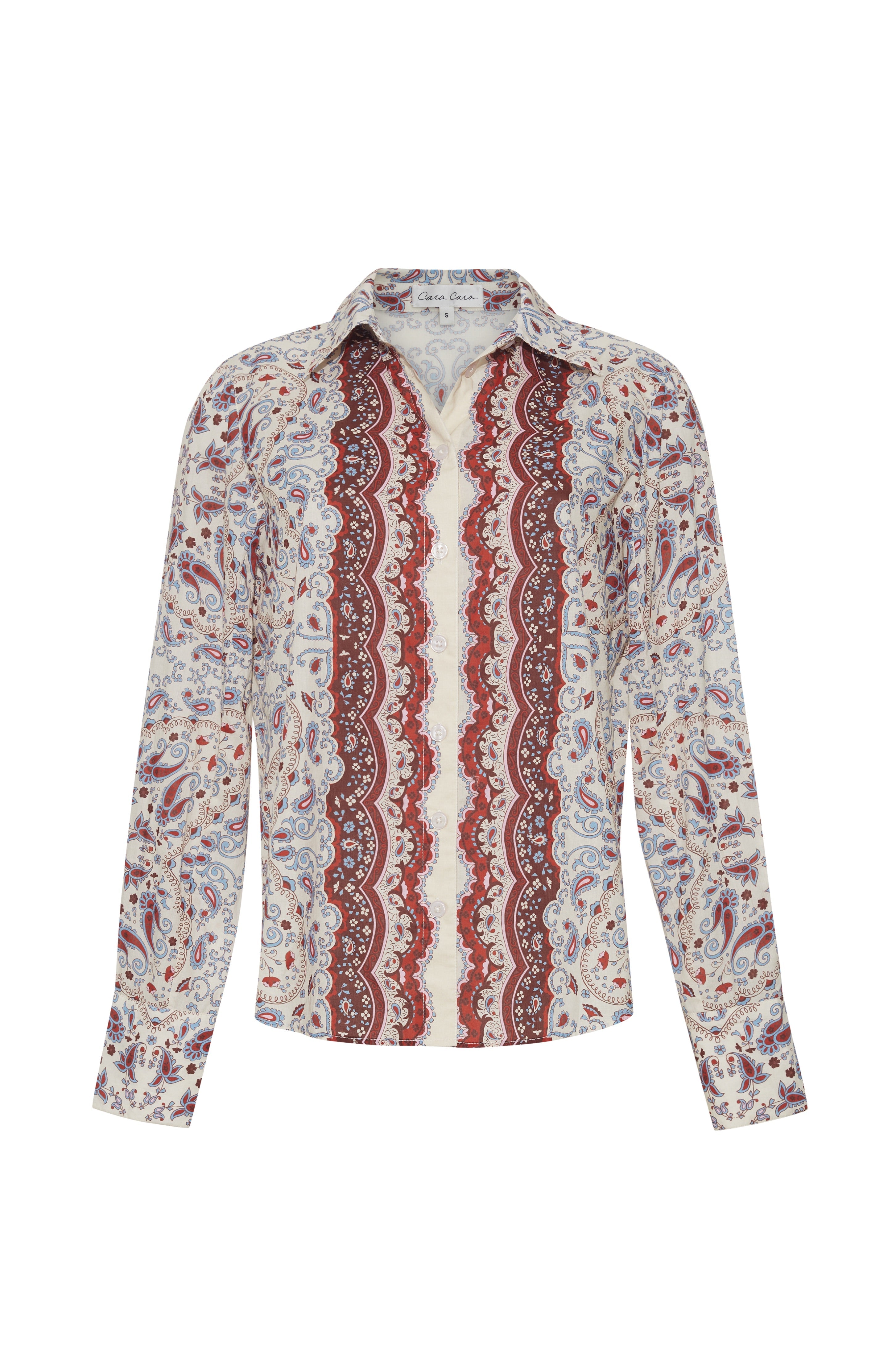 Relaxed Shirt in Paisley Scarf Ivory