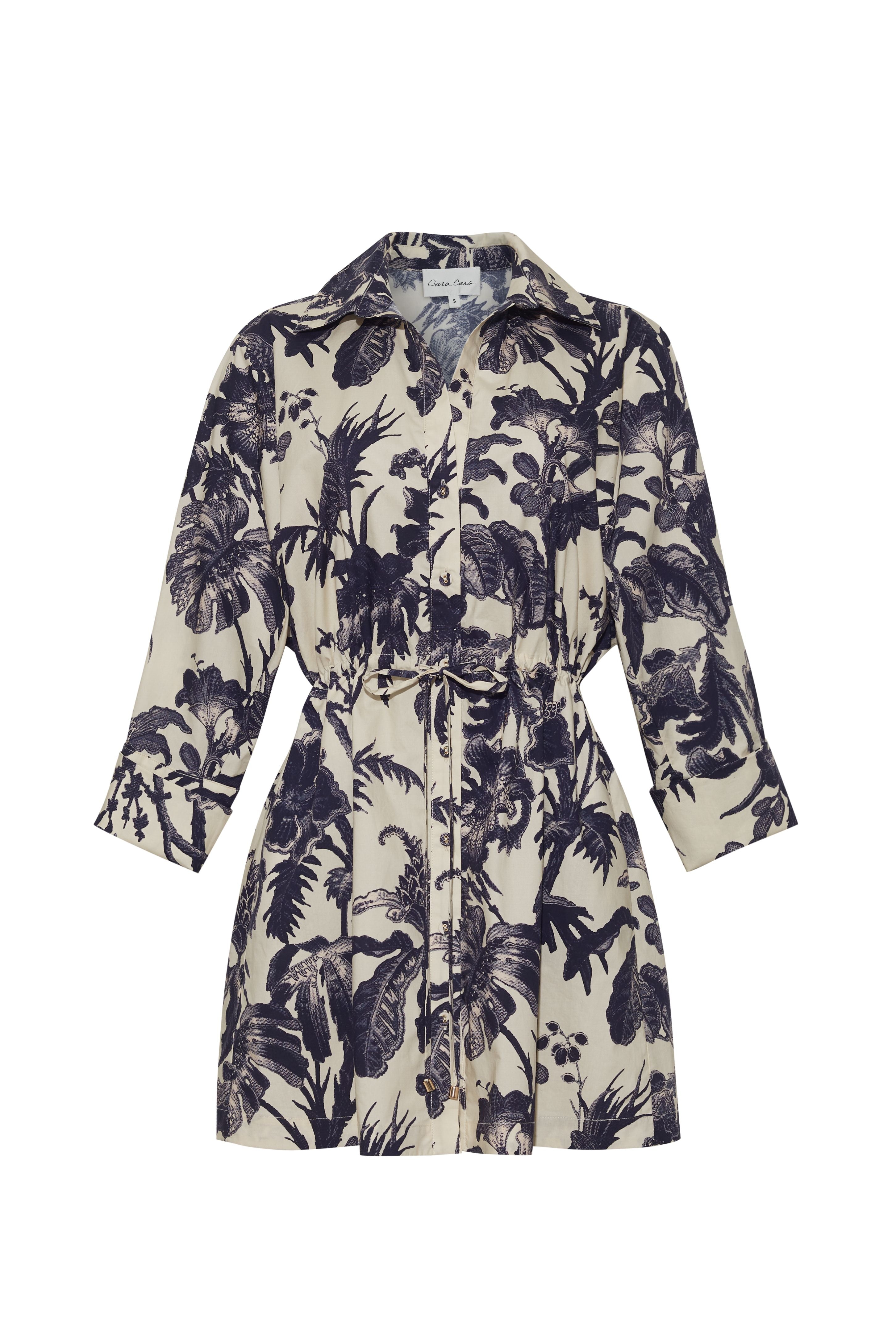 Henry Dress in Fauna Floral Navy