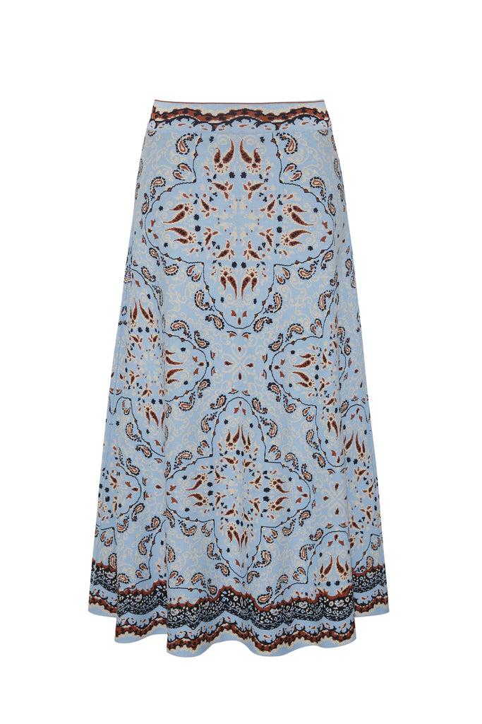 Sandrine Skirt in Paisley Scarf