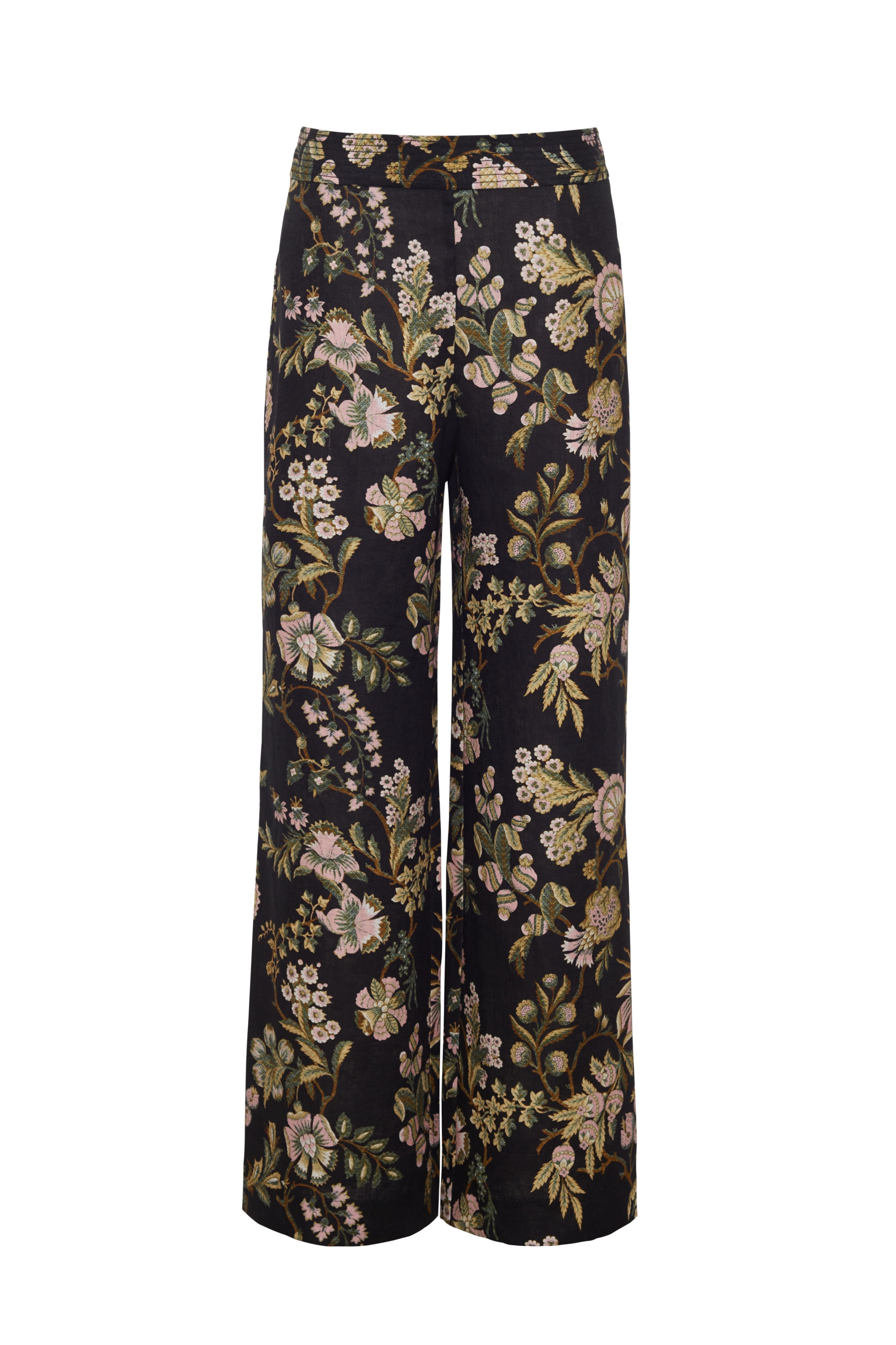 Josephine Pant in Clover Black