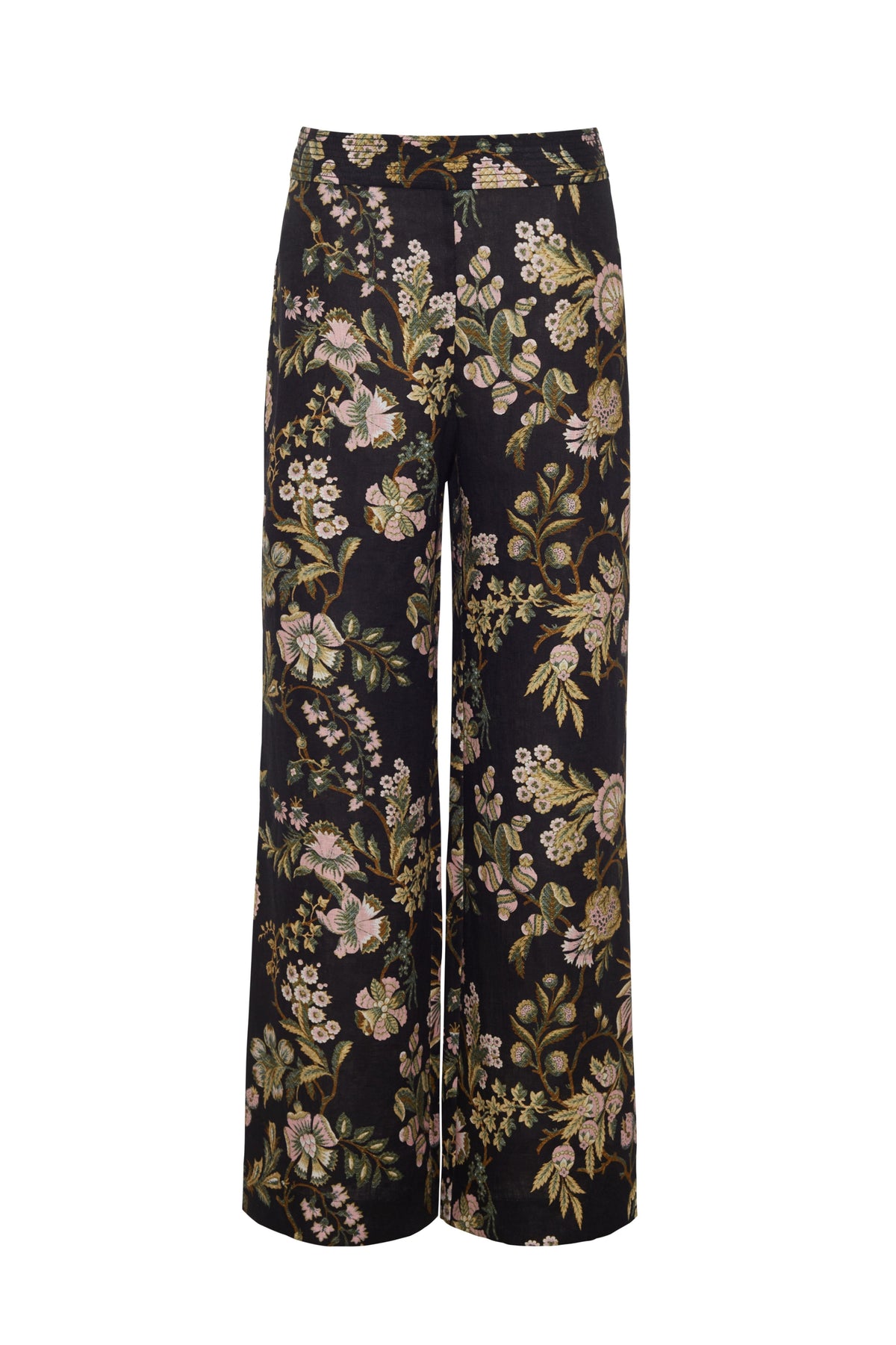 Josephine Pant in Clover Black
