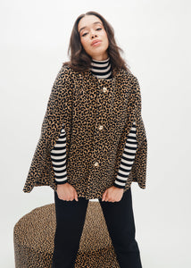Mae x Scalamandre Selene Cape in Panthera Velvet