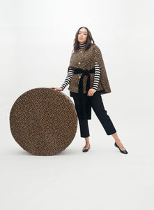 Mae x Scalamandre Selene Cape in Panthera Velvet