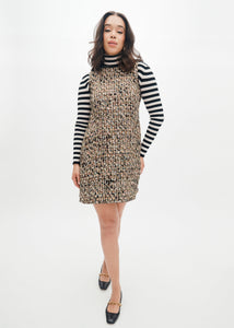 Drew Dress in Gramercy Tweed