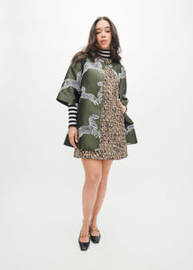 Mae x Scalamandre Audrey Coat in Olive