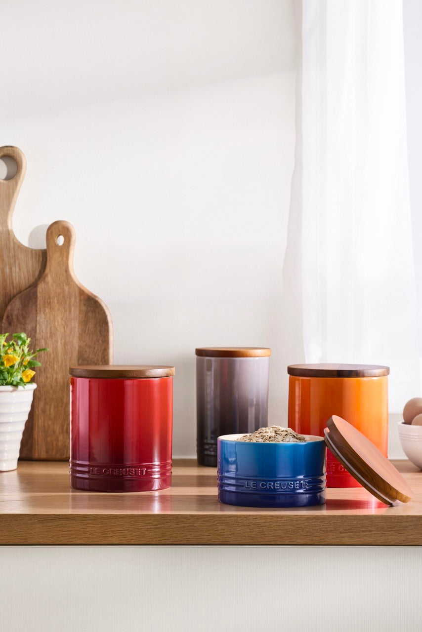 Signature Storage Canister in Oyster 1.2 qt.