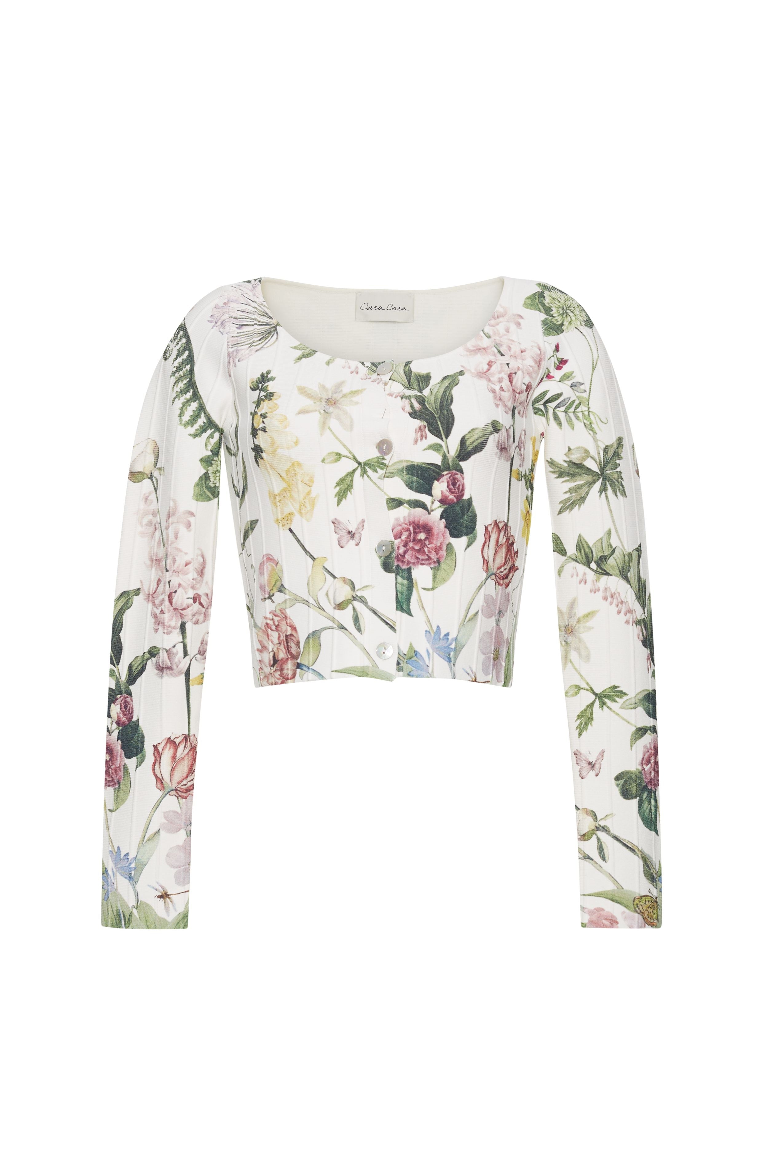 Rose Cardigan in Bloomsfield Ivory