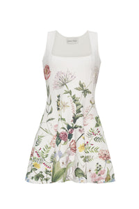 Velma Mini Dress in Bloomsfield Ivory