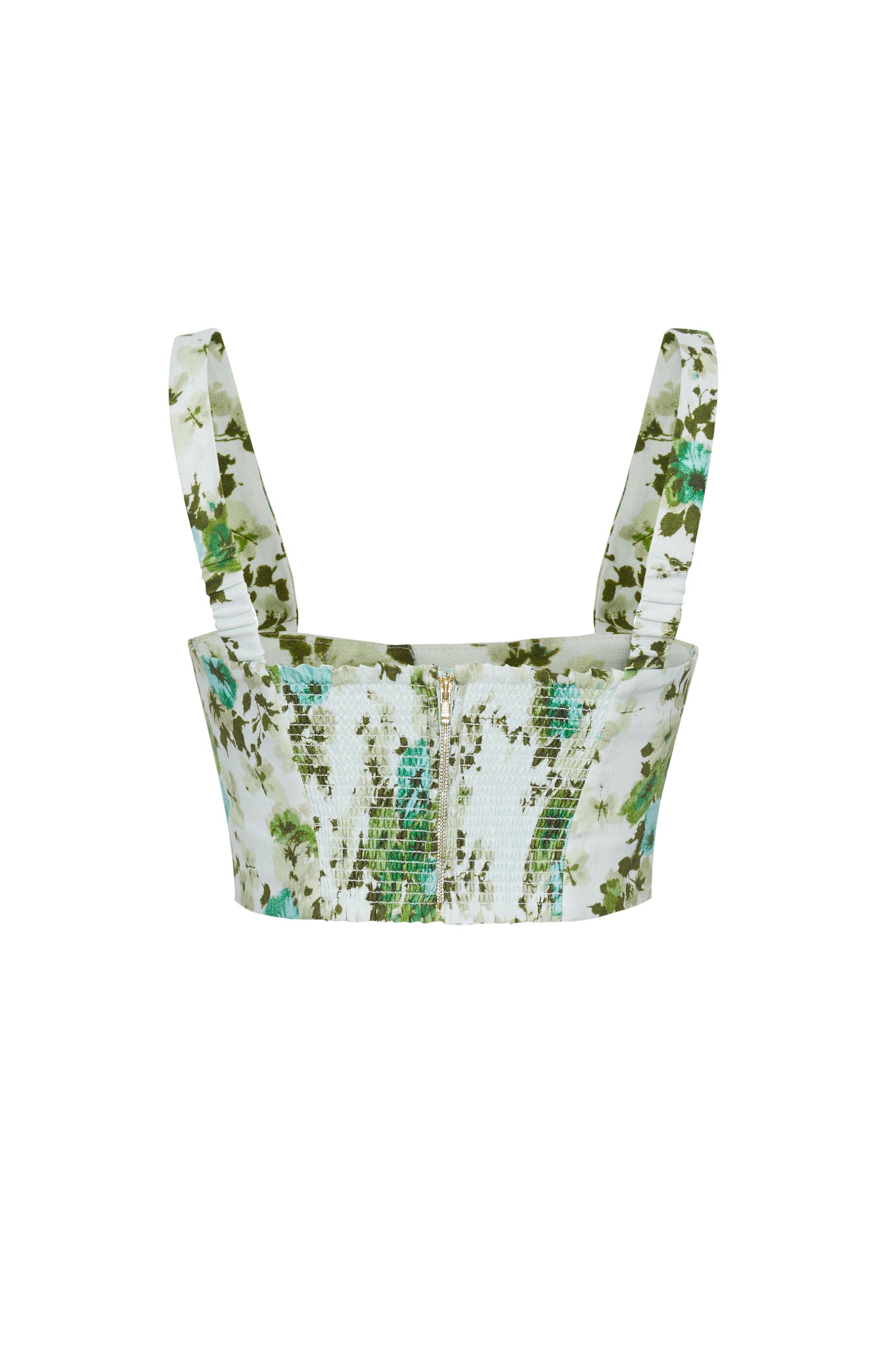 Claudine Top in Wildair Mint