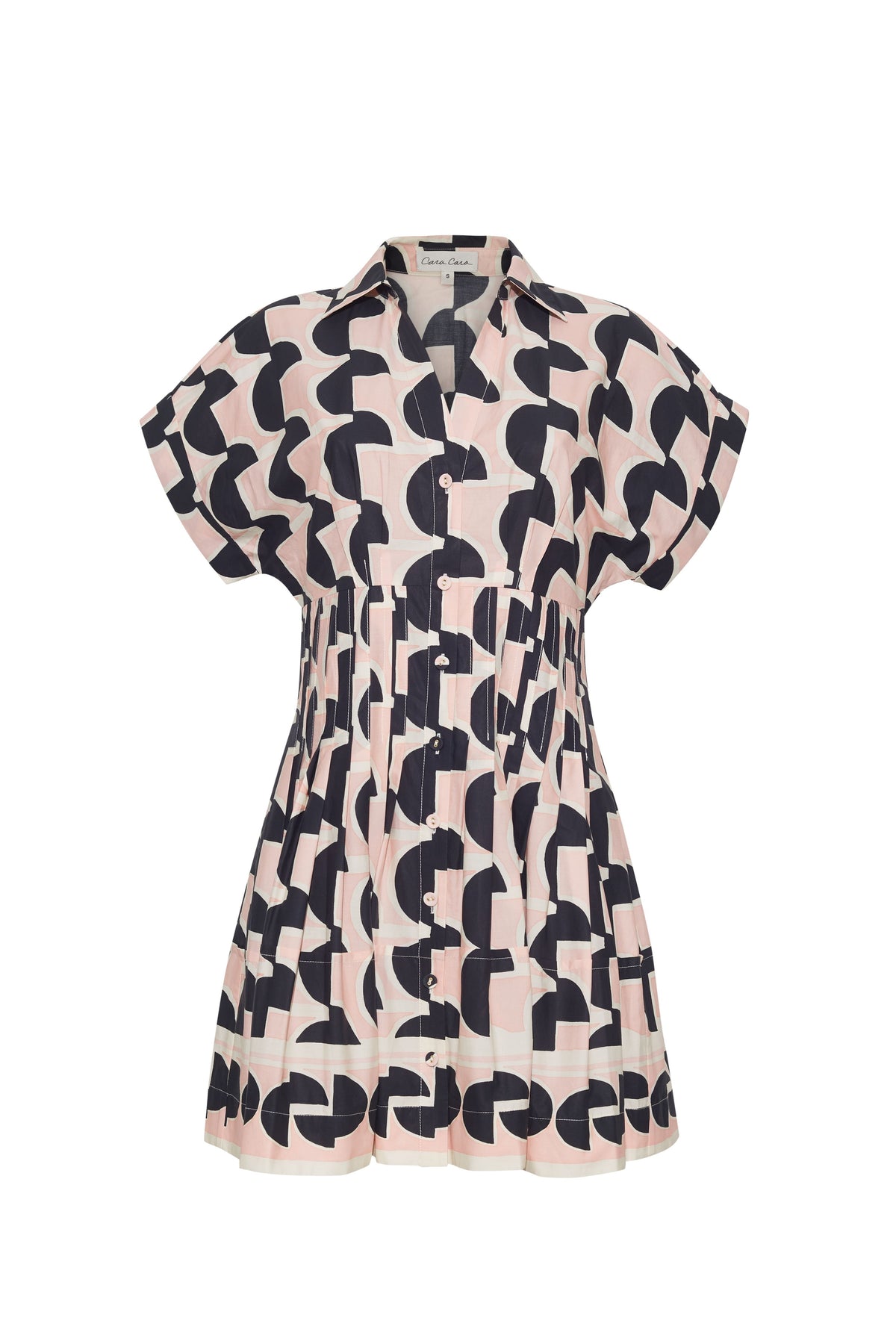 Nash Mini Dress in Forma Geo Blush