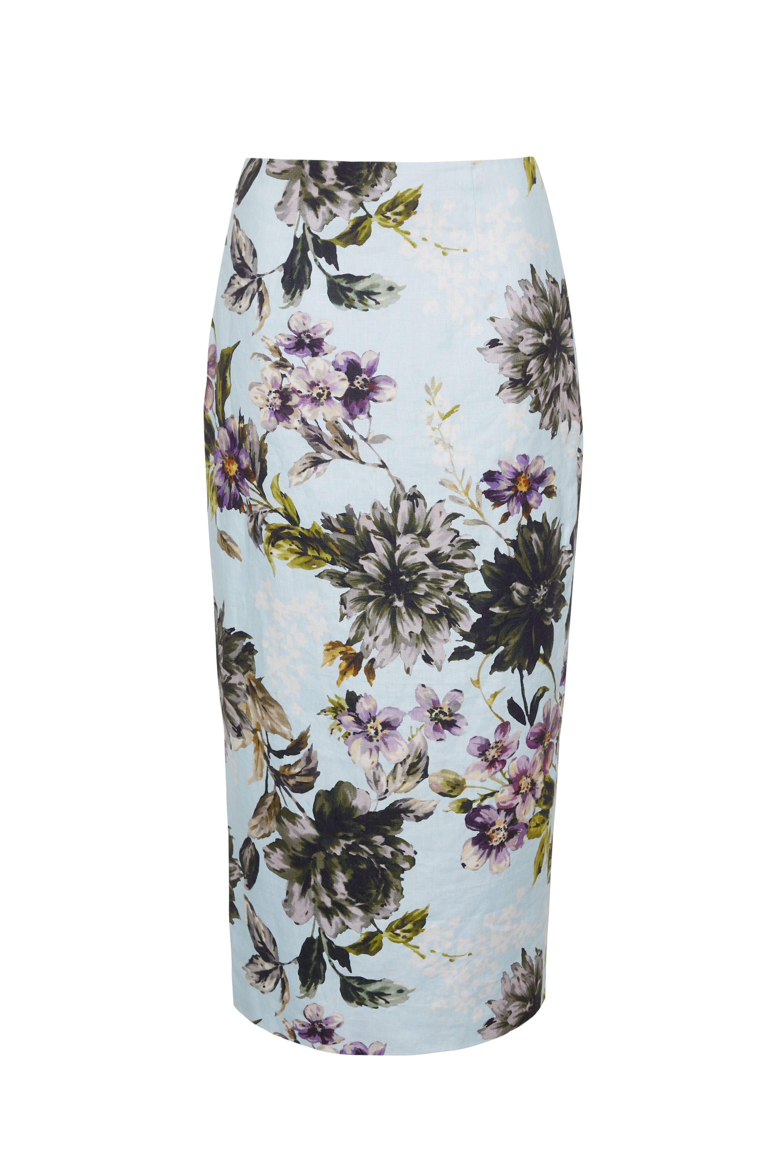 Sienna Skirt in Margaux Bloom Blue