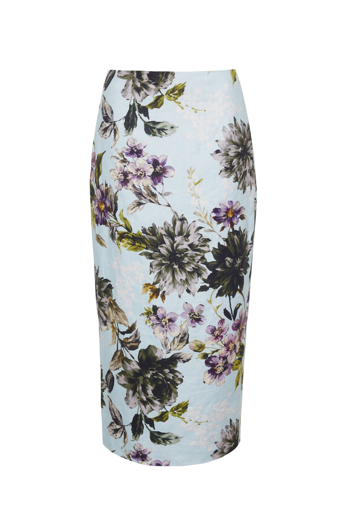 Sienna Skirt in Margaux Bloom Blue