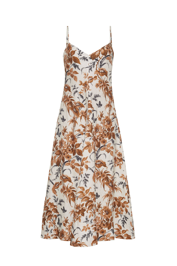 Mae Dress in Windsor Egret