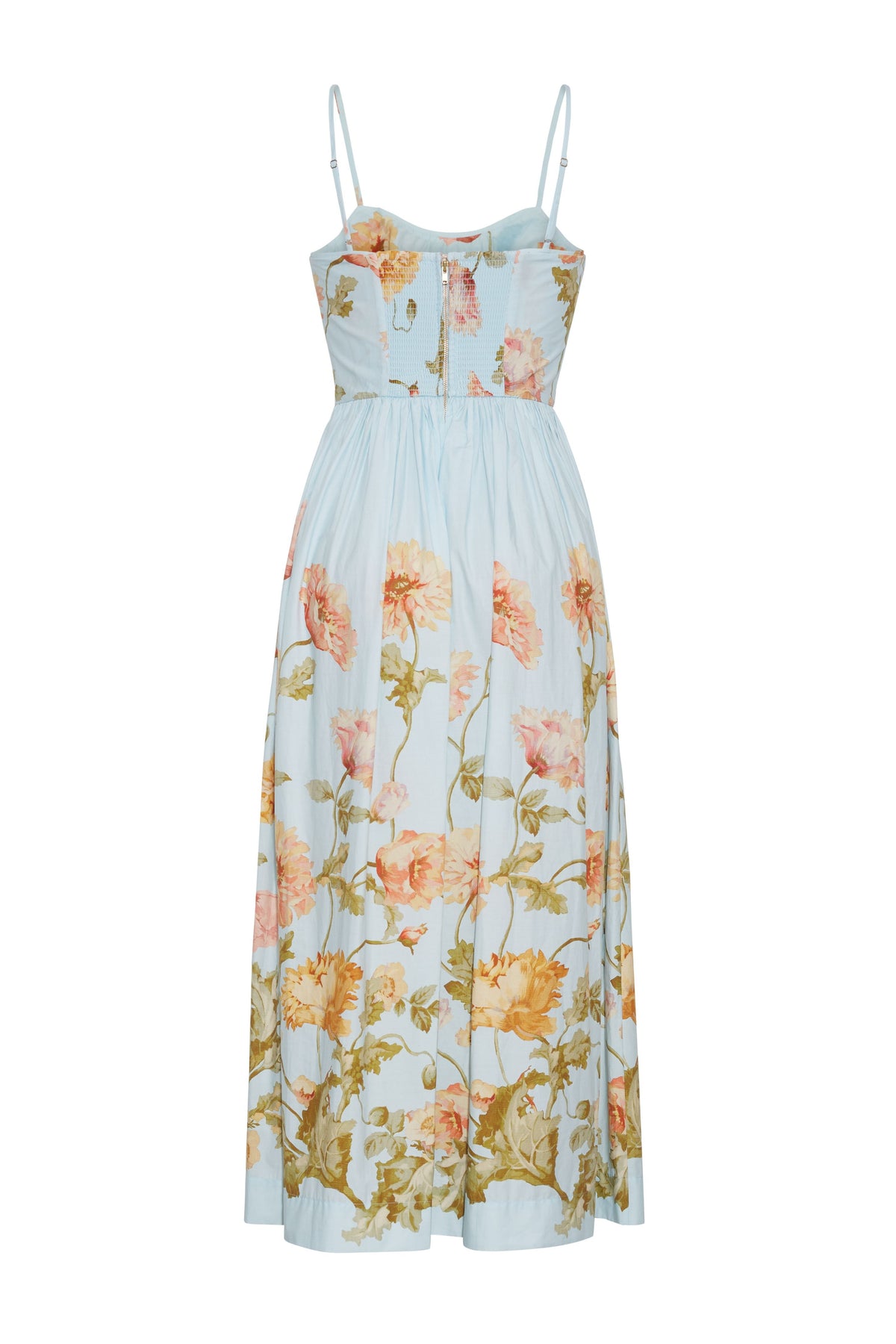 Alba Midi Dress in Lockwood Flora Sky